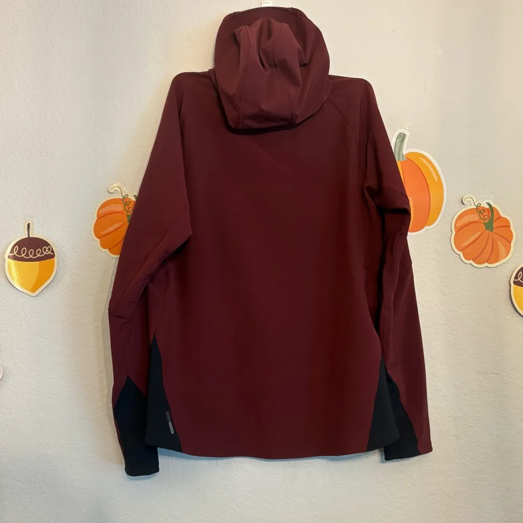 Merrell Women's Burgundy and Black all weather Jacket - Image 6