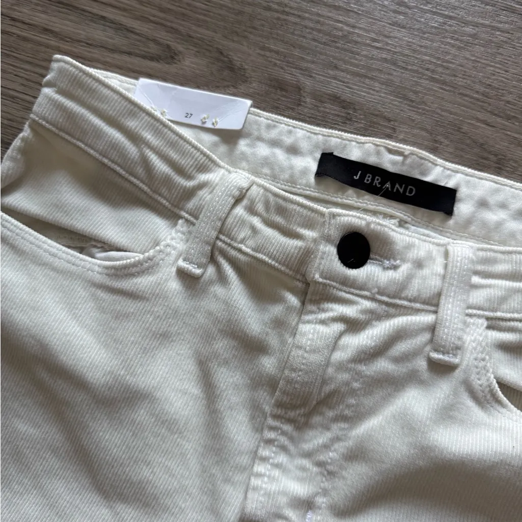 J Brand Corduroy White Skinny Legged Jeans (NWT) - Image 3
