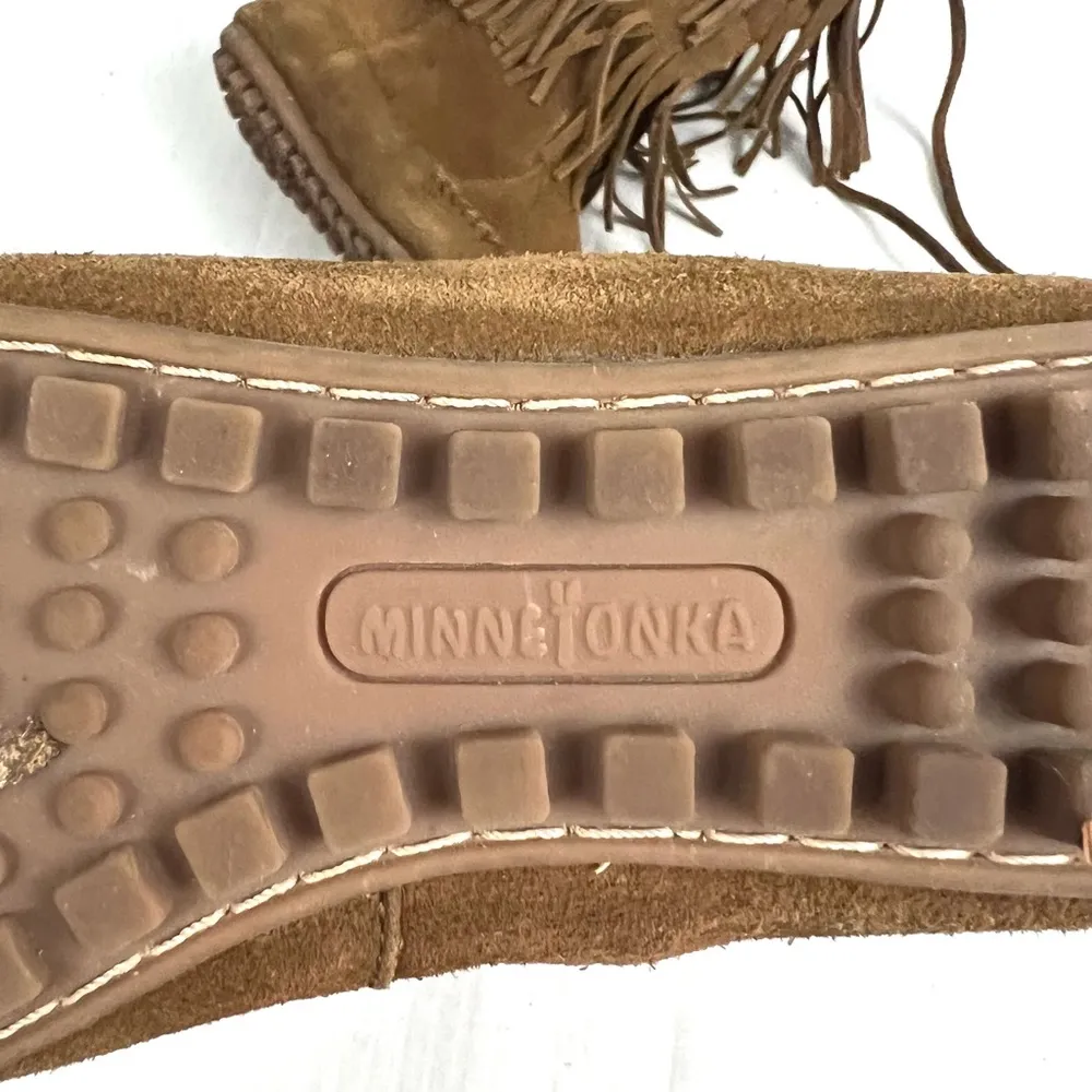 Vintage Minnetonka Double Fringe Boots - Size 6.5 - Image 8