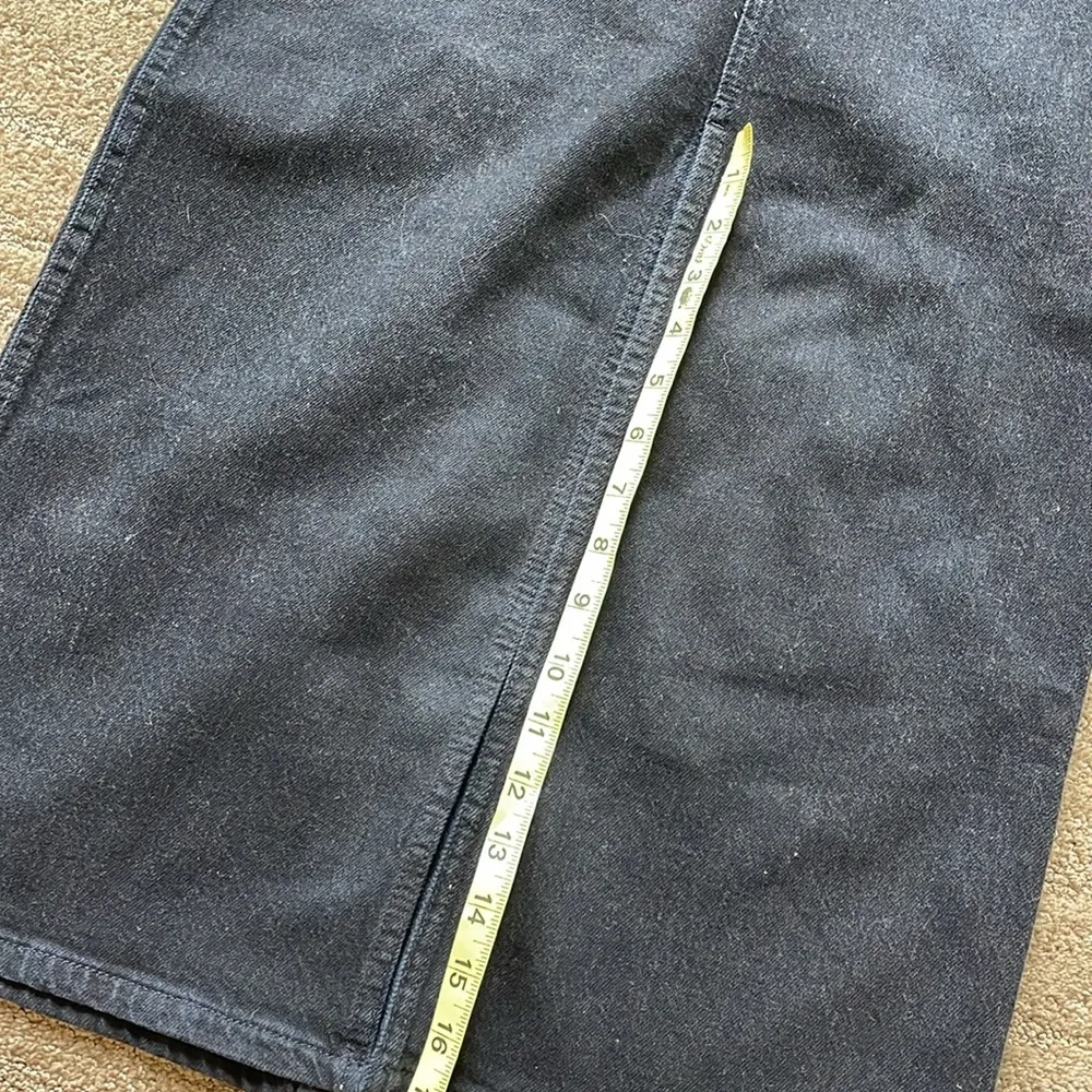 Like new Wrangler black jean midi mom skirt - Image 9