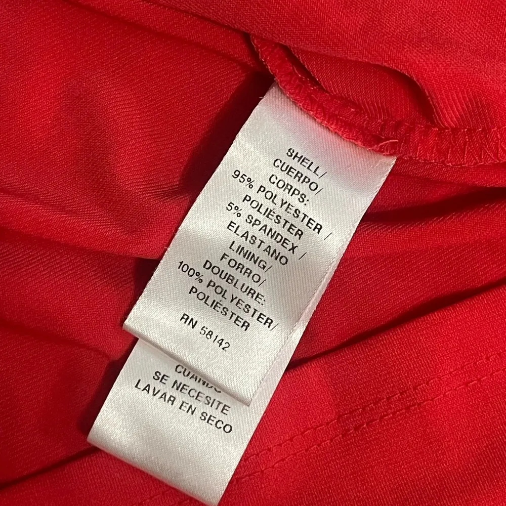 Collection coral sleeveless Cutout Neck Knee-Length dress 4 - Image 4