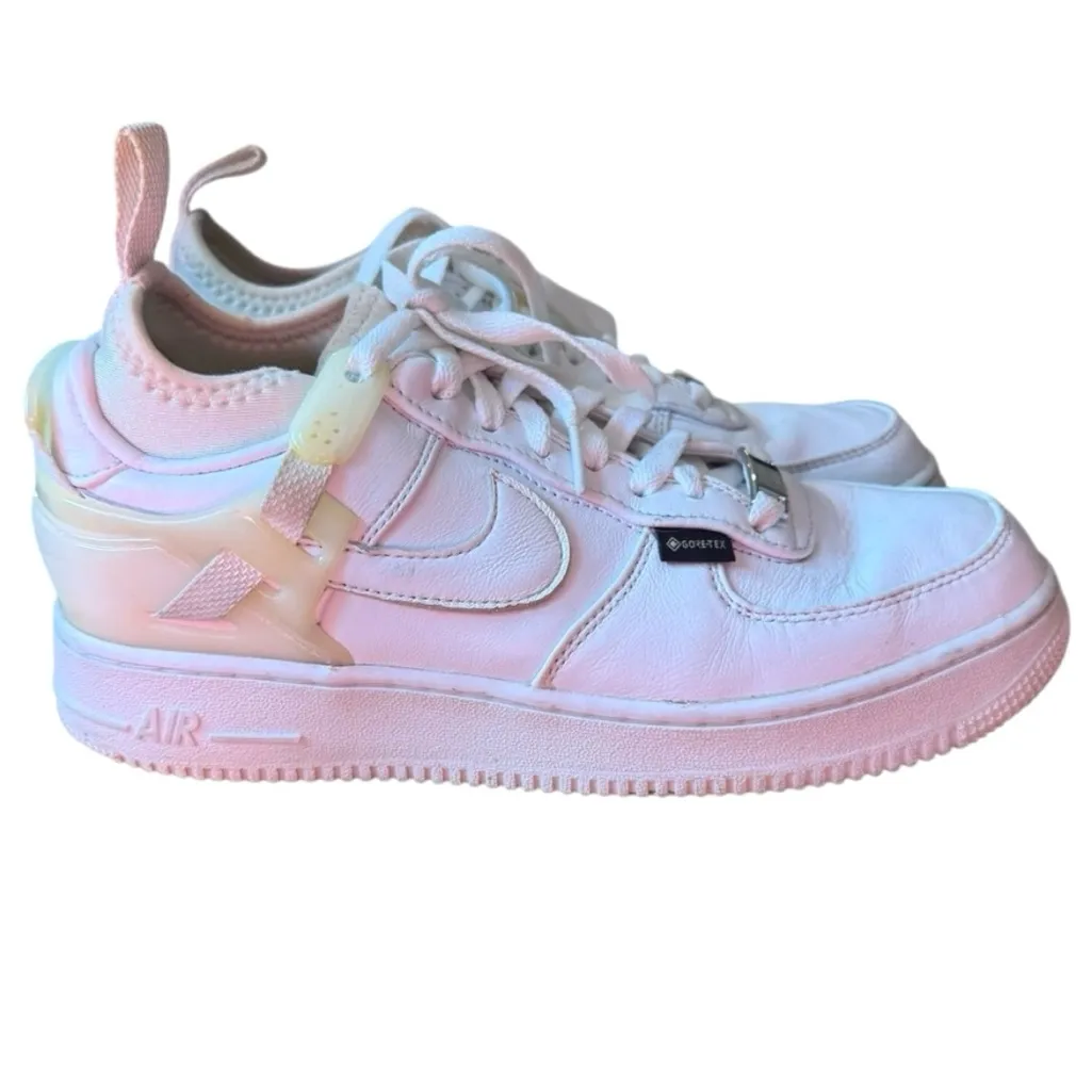 Nike x UNDERCOVER Womens Air Force 1 Shoes Low SP GORE-TEX White Sail Size 7 - Image 2