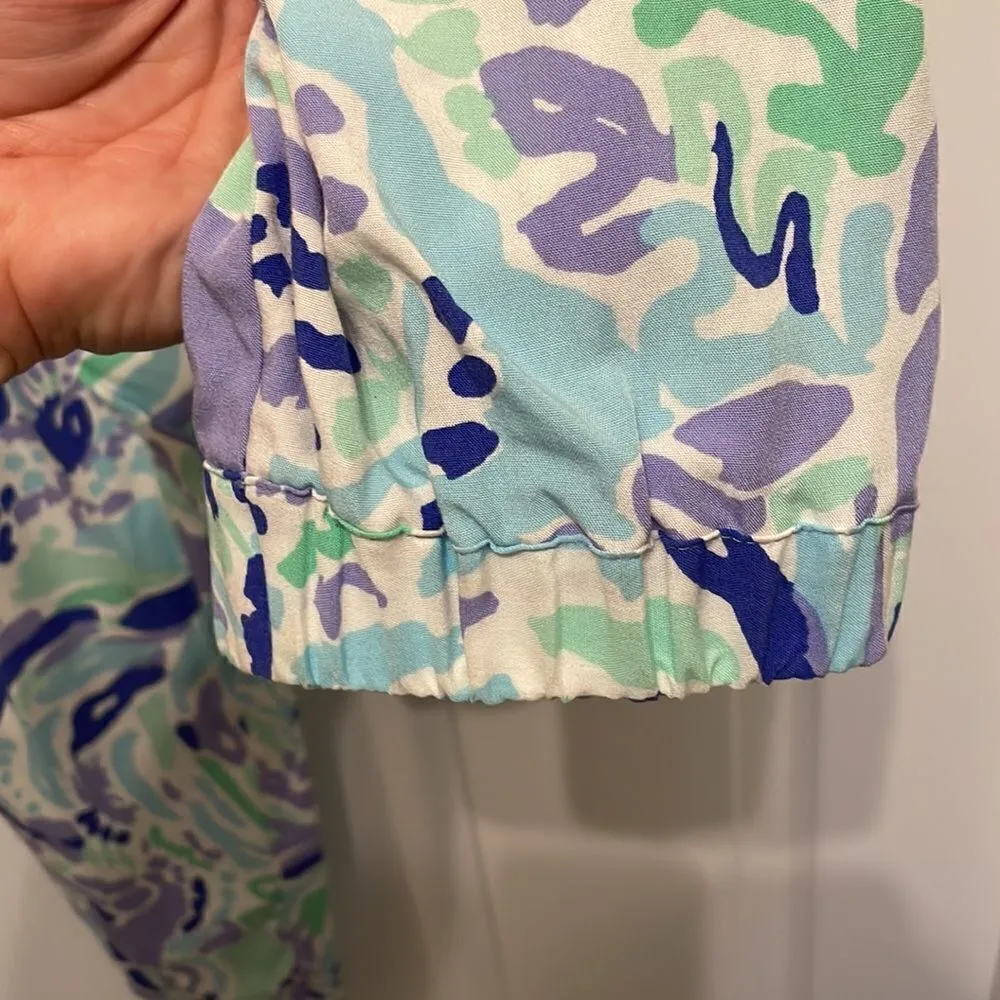 Lilly Pulitzer Emiko Lilly’s Lilac Strapless Rayon Jumpsuit - Image 5