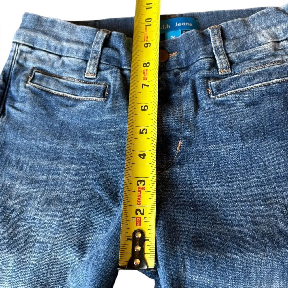 M.I.H Jean Marrakesh High Rise Kick Flare Stretch
Denim Jeans Size 26 Blue - Image 8