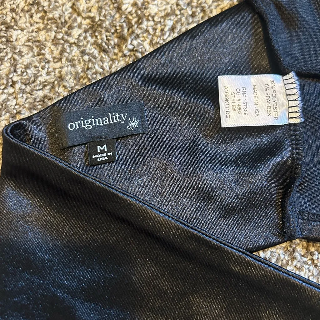 Originality Black Halter Top Size M - Image 2