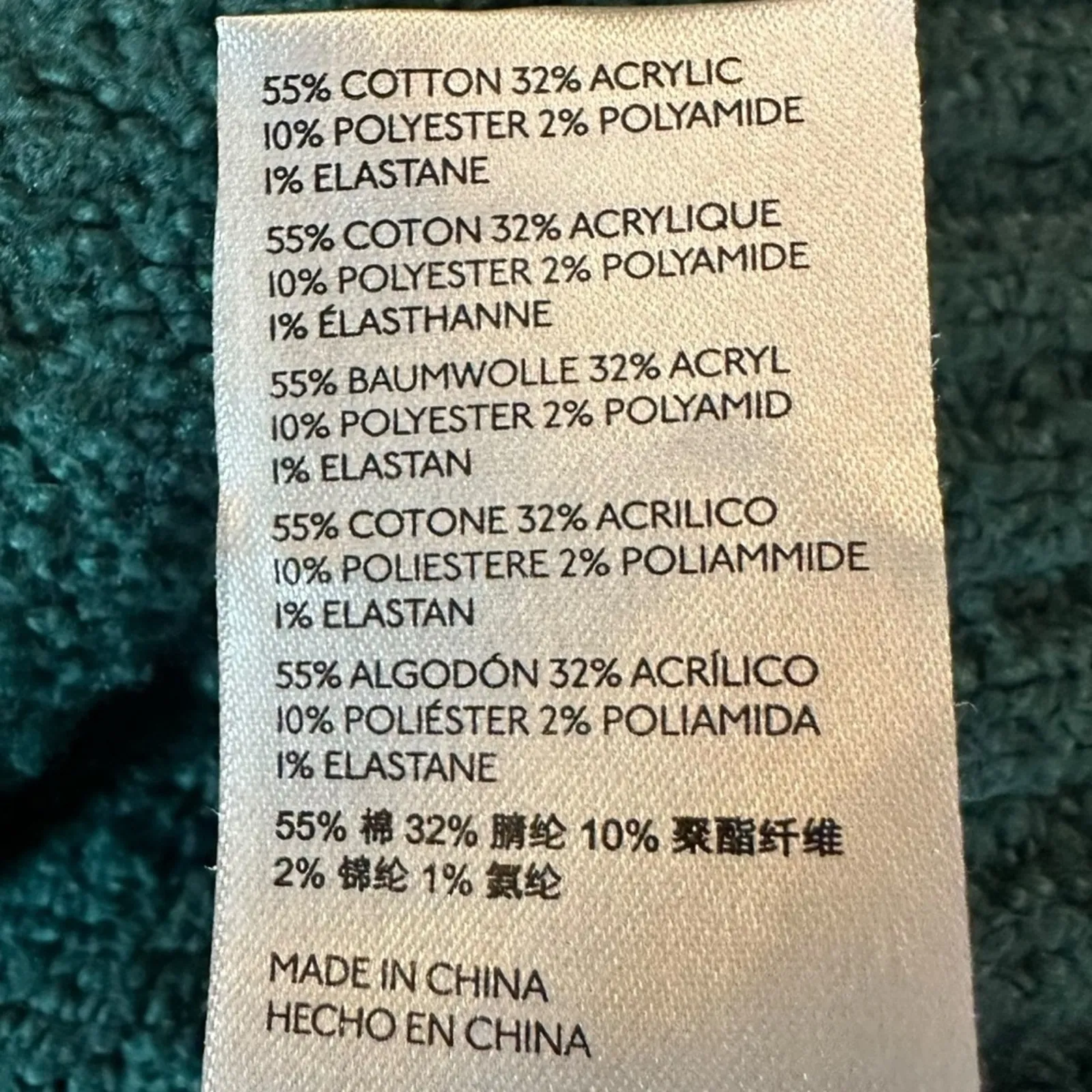 Free People Retro 90s Brookside Slouchy Tunic Sweater Pine Forest Green Large - Image 11