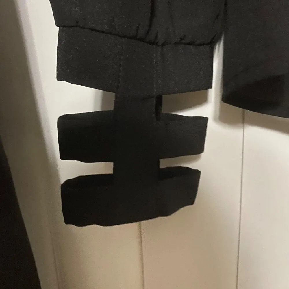Akira chica black label blouse, cut out sleeves Black Size M - Image 2