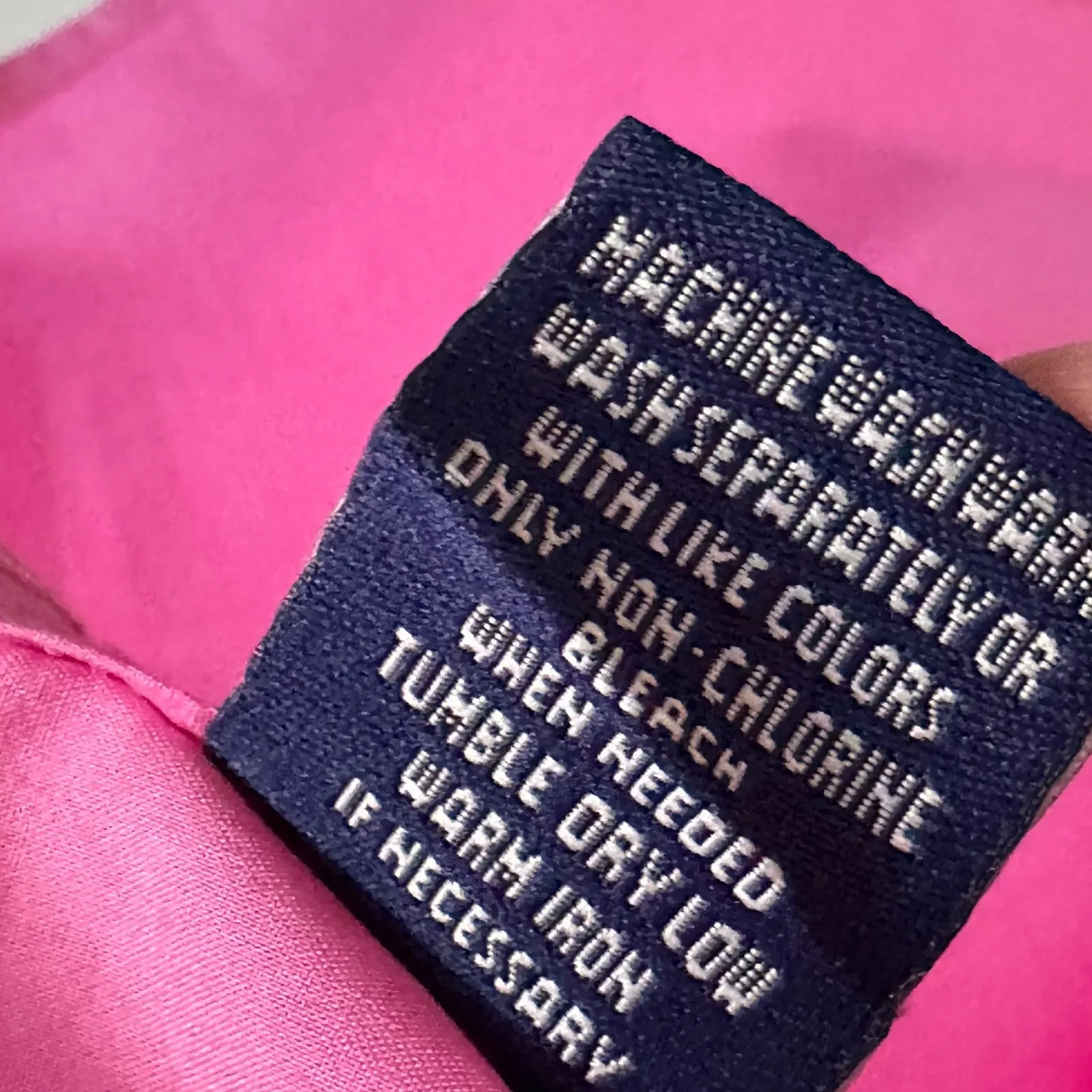 Robert‎ Graham Pink Embroidered Button Down Shirt  Men's Large Flip Cuffs - Image 6