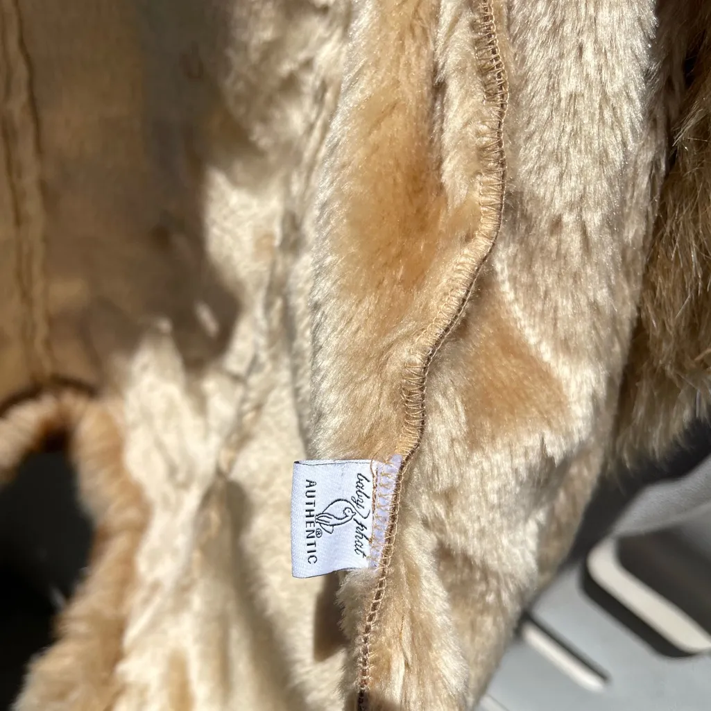 Vintage Baby Phat Brown Gold Faux Fur Women’s Brown Coat Women’s Sz L - Image 14