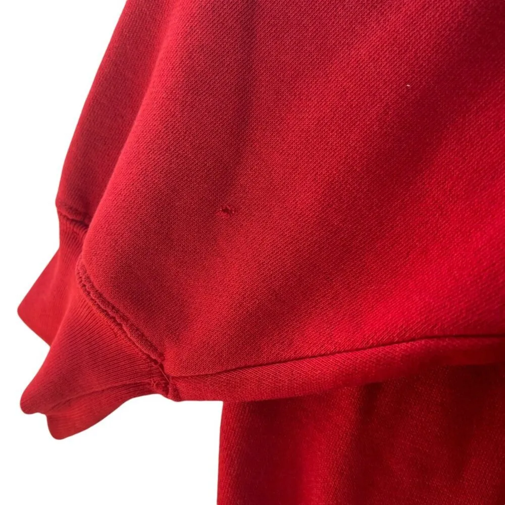 Vintage Express Athletic Womens XS Preppy Graphic Crewneck Sweatshirt Red Girlie - Image 4