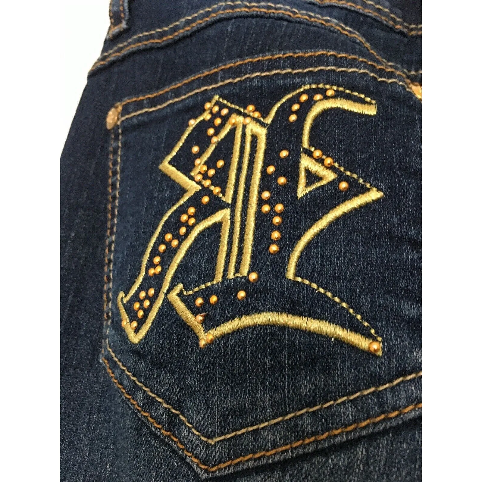 Rocawear Women's Juniors Jeans Pockets Size 7 Blue - Image 9