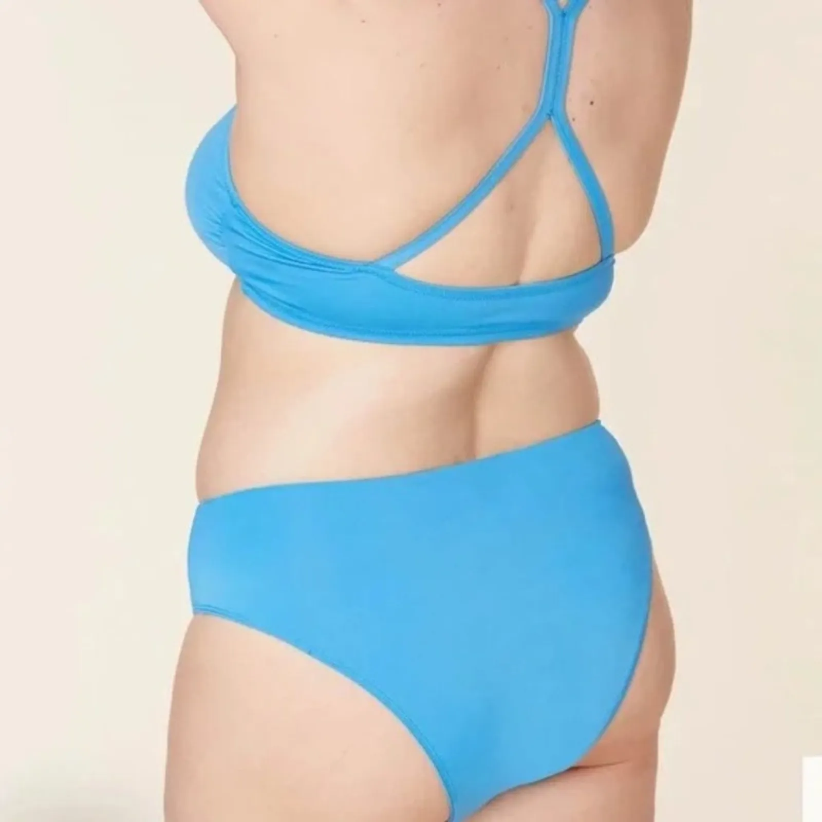 Andie‎ Swim The 90s High Waisted Bottom Azul Electric Bright Blue Size Medium - Image 2