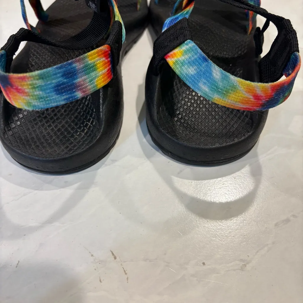 Chaco Z1 Classic Rainbow Tie Dye UnaWeep Sports Hiking Sandals Womens Size 6 - Image 4