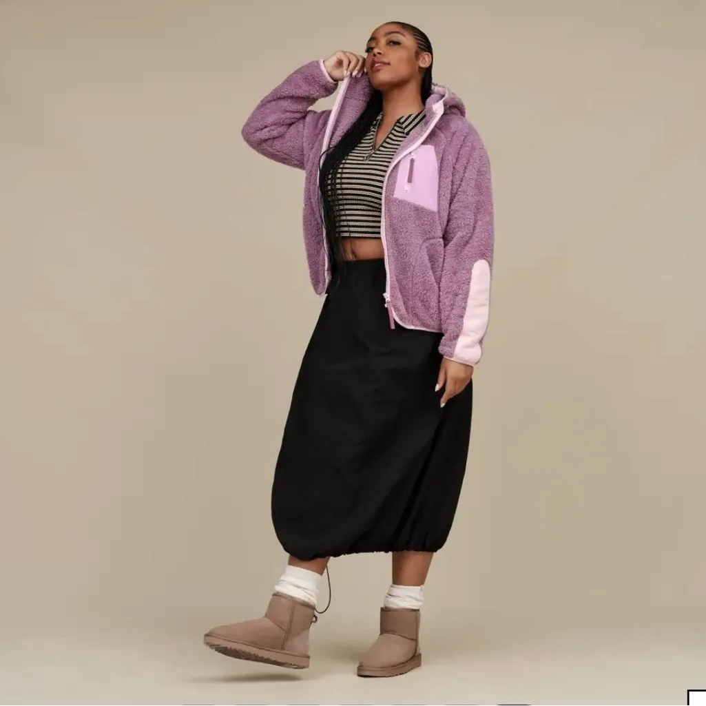 UGG Classic Mini II Boots Caribou Gray Taupe Suede Sheepskin Women's US 11 - Image 10