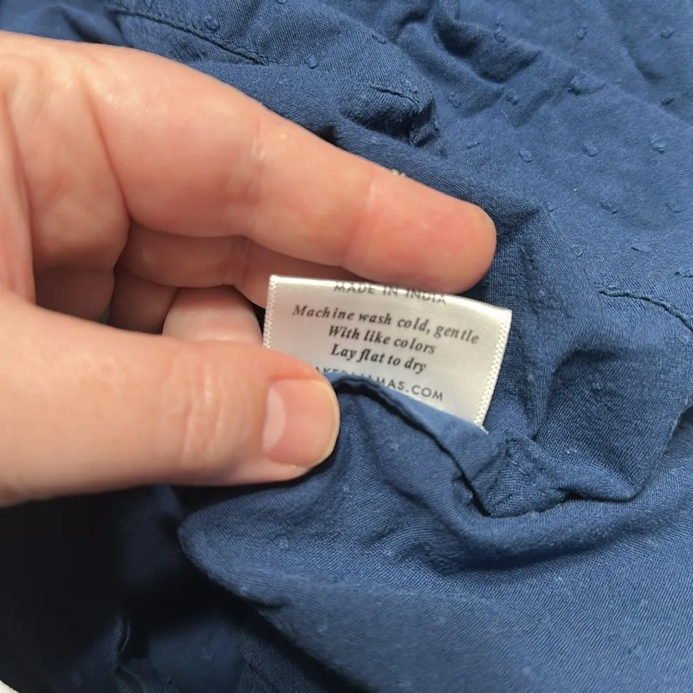 Lake Pajamas Lolly Navy Dress Blue Size XS - Image 5