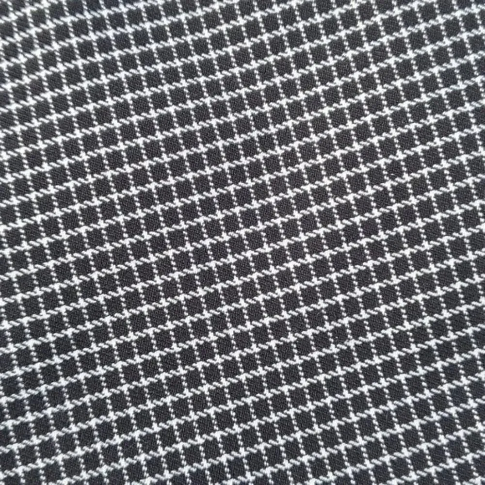 Dalia Ruffle Pocket Gingham Straight Leg Pants Size 10 Black - Image 11