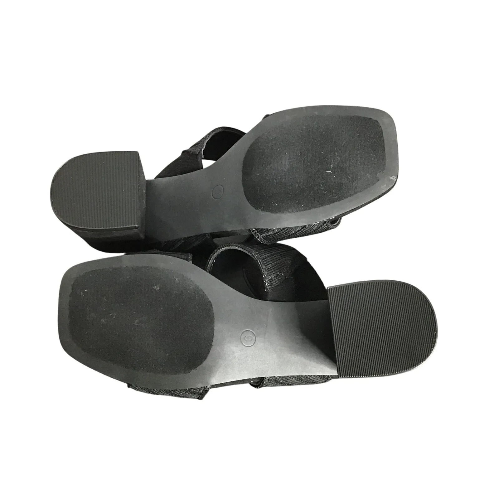 MIA Lula Sandals Women's Size 6M Black Heeled Sandal Open Toe & Heel Slides Sz 6 - Image 9