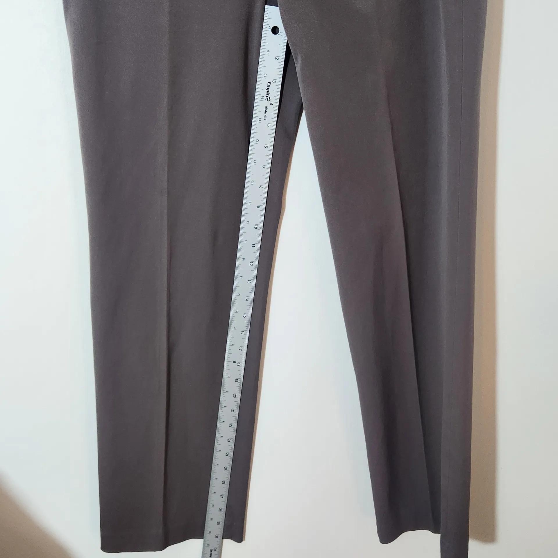Nic + Zoe Gray Straight-Leg Dress Pants Size 10 Gray Women's Trousers - Image 8