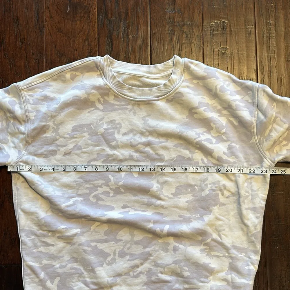 Lululemon Perfectly Oversized Sweater Grey Camo - Image 8