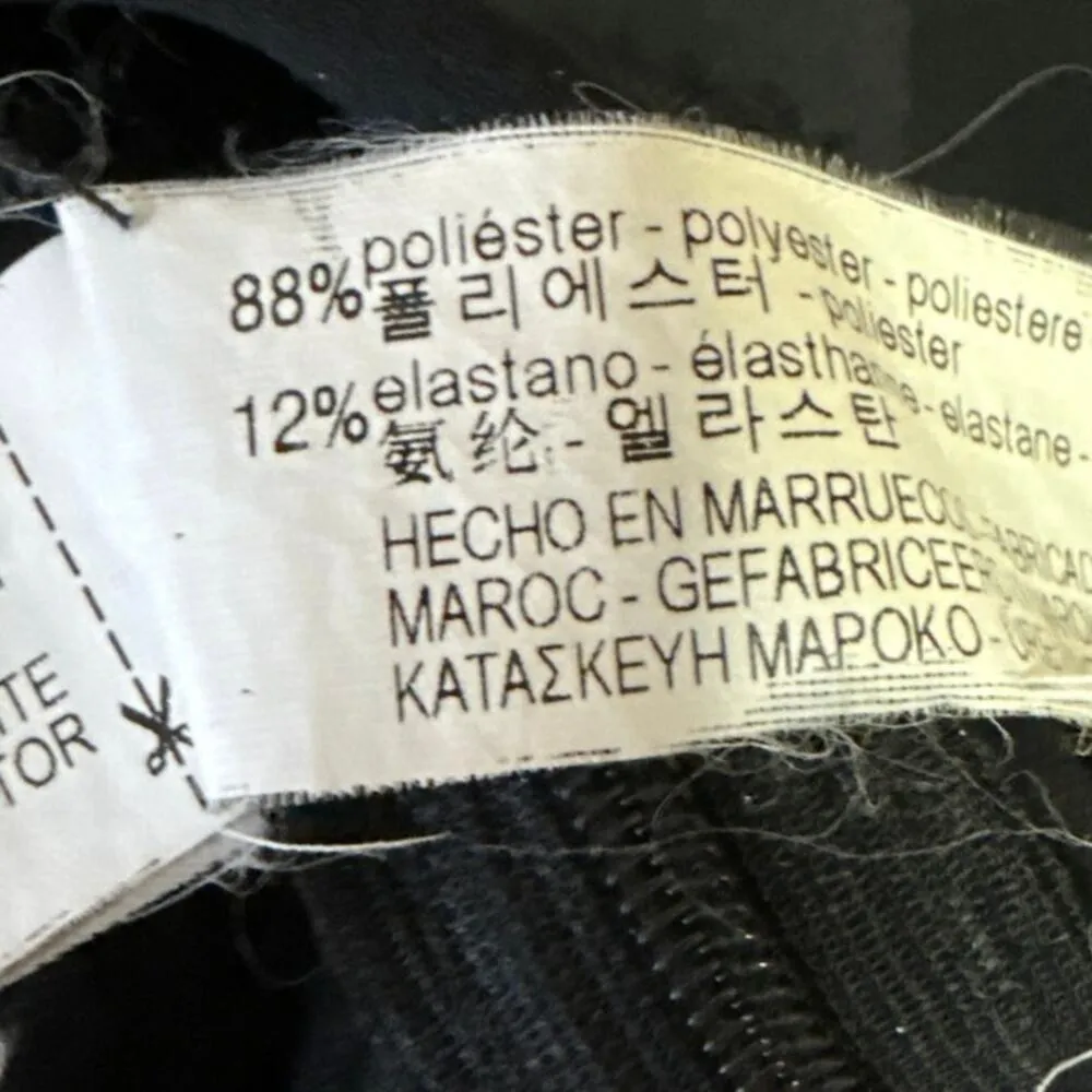 Zara Women's Black Sleeveless Pleated Cami Camisole Crop Blouse Tank Top Size M - Image 4