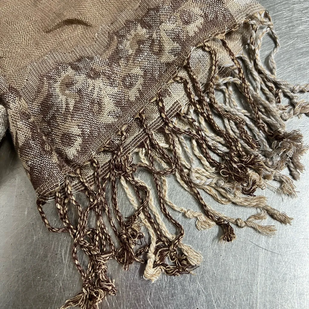 Collection Eighteen Mahogany Brown Scarf - Image 3