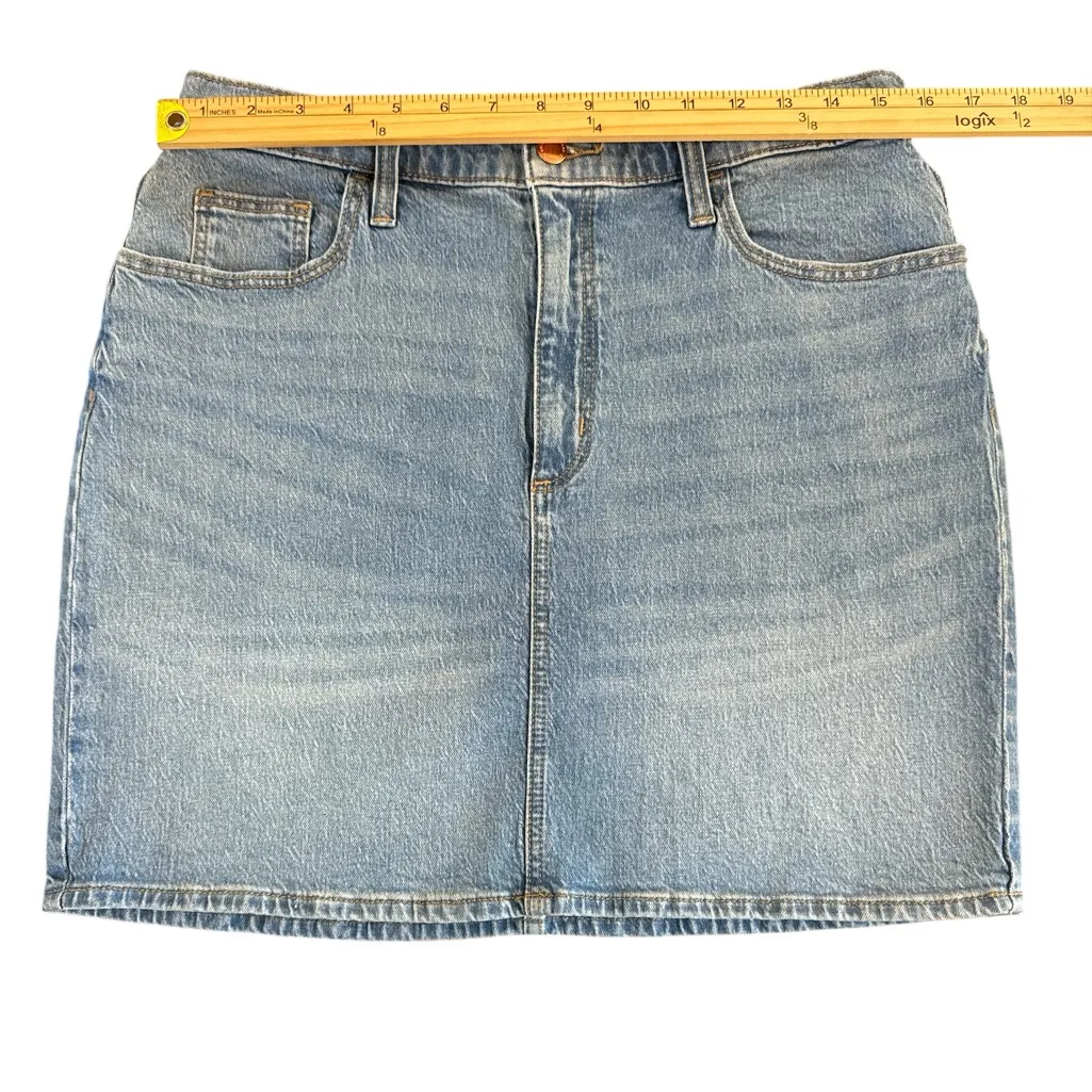 Universal Thread Light Blue Denim Pencil Skirt‎ - Image 3