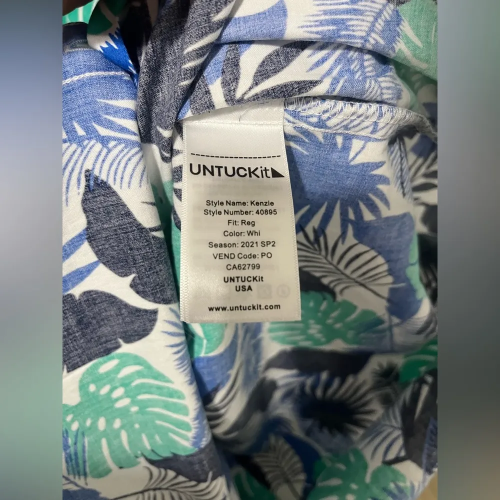 UNTUCKit Kenzie collared button tie dress Blue Size 6 - Image 6