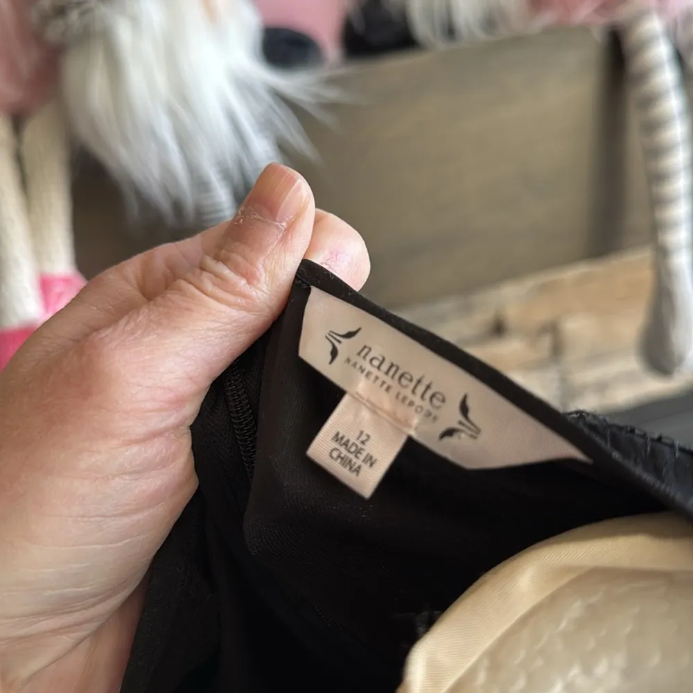 Nanette Lepore keyhole neck lace midi dress - Image 10