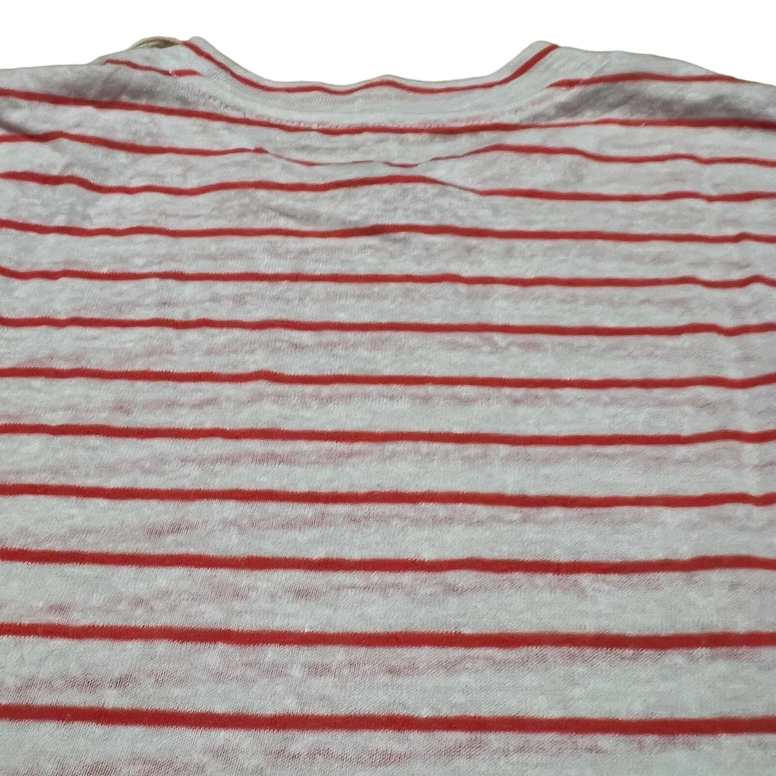 Universal Thread Women's Striped Linen Boxy Short Sleeve T-Shirt - Size XS - NWT - Image 7