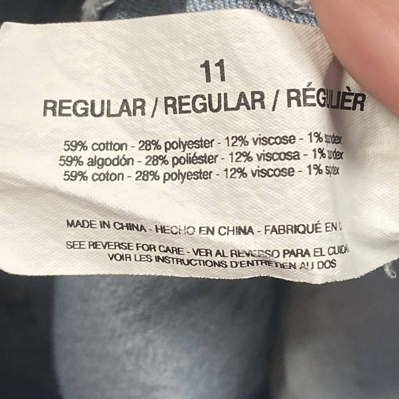 Energie Shorts Women's Size 31 Denim Cut Off Distressed Raw Hem High Rise - Image 5