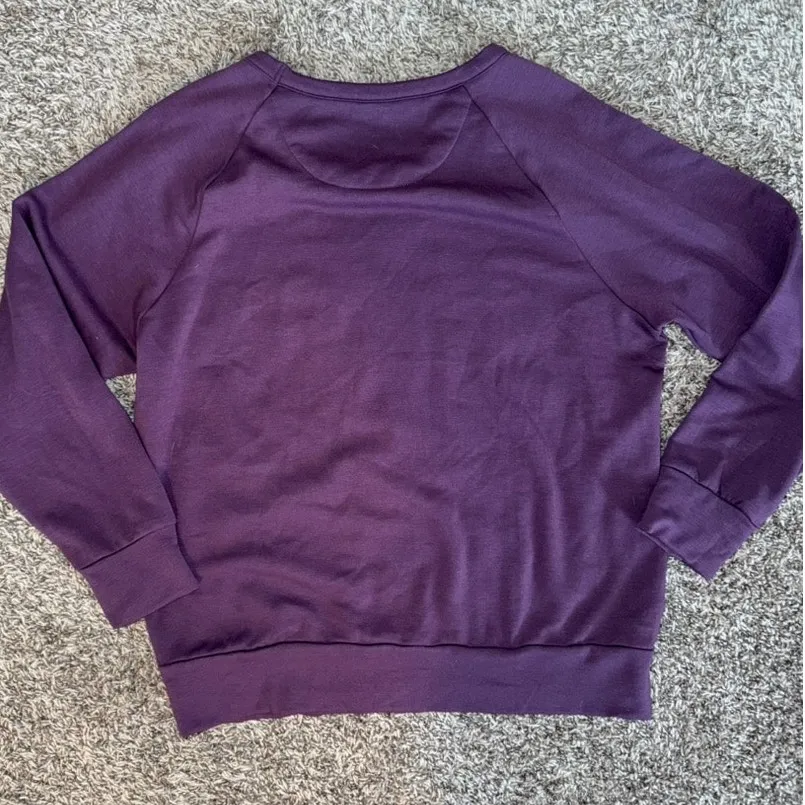 Eddie‎ Bauer Purple Crewneck Pullover Large Soft - Image 2