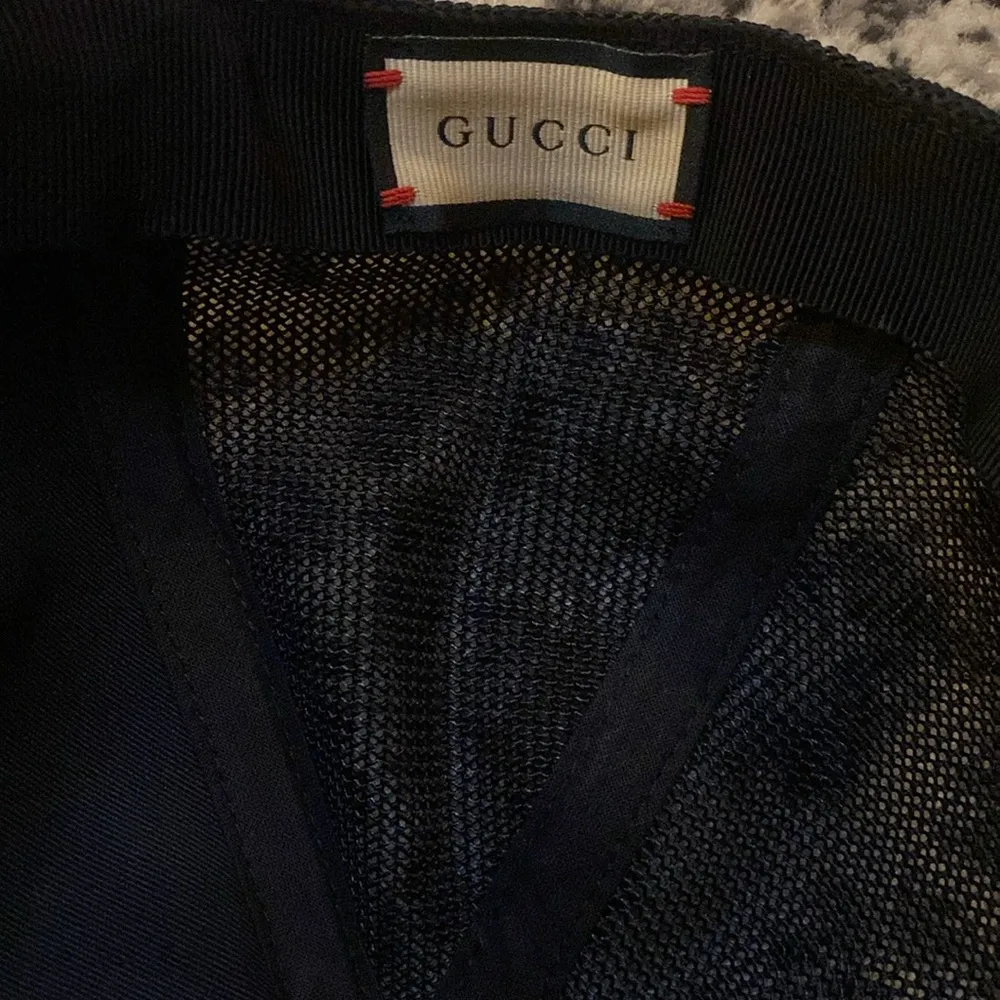 Gucci Embroidered Logo Baseball Cap size M 58 cm - Image 6