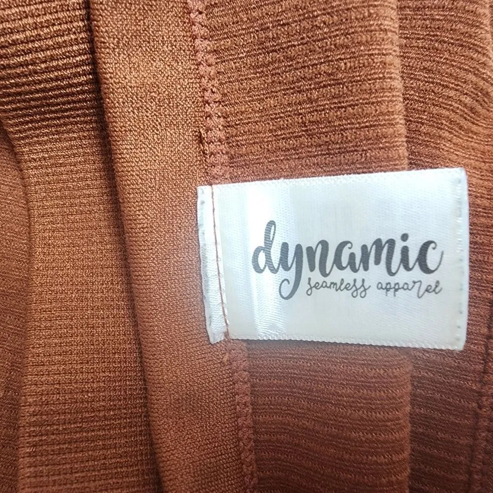 Dynamic Brown Crop Top (OS) - Image 5