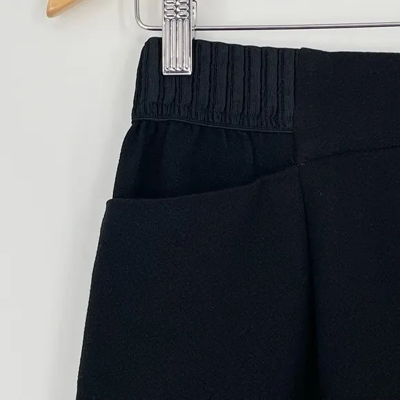 NAF NAF Women's Old Money Black Knee Length Wide Waistband A Line Skirt EU 36 - Image 8