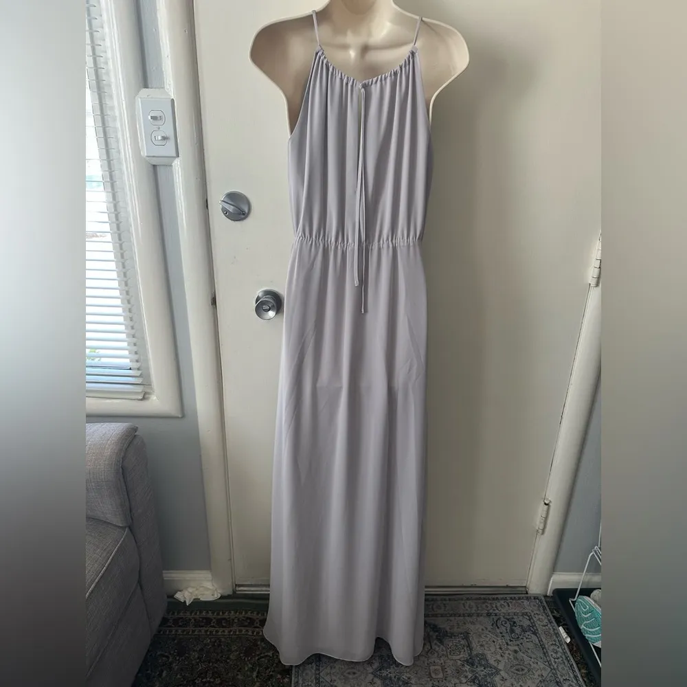 Joanna August Soft Lavender Long Sleeve Dress - Image 3