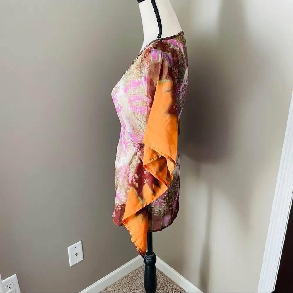 EARTHBOUND Sheer Pullover Top Sz Small - Image 2