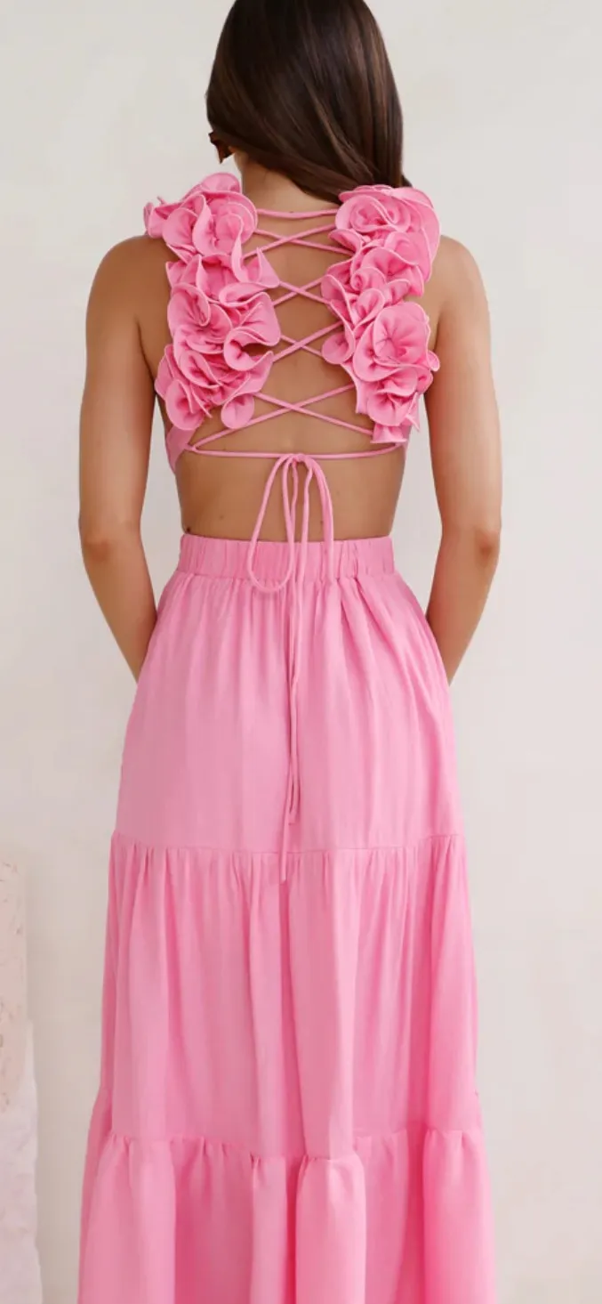 maxi dress Pink Size M - Image 2