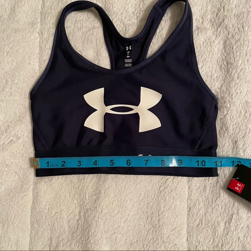 Under Armour Heat Gear Keyhole back mid impact bra - Image 13