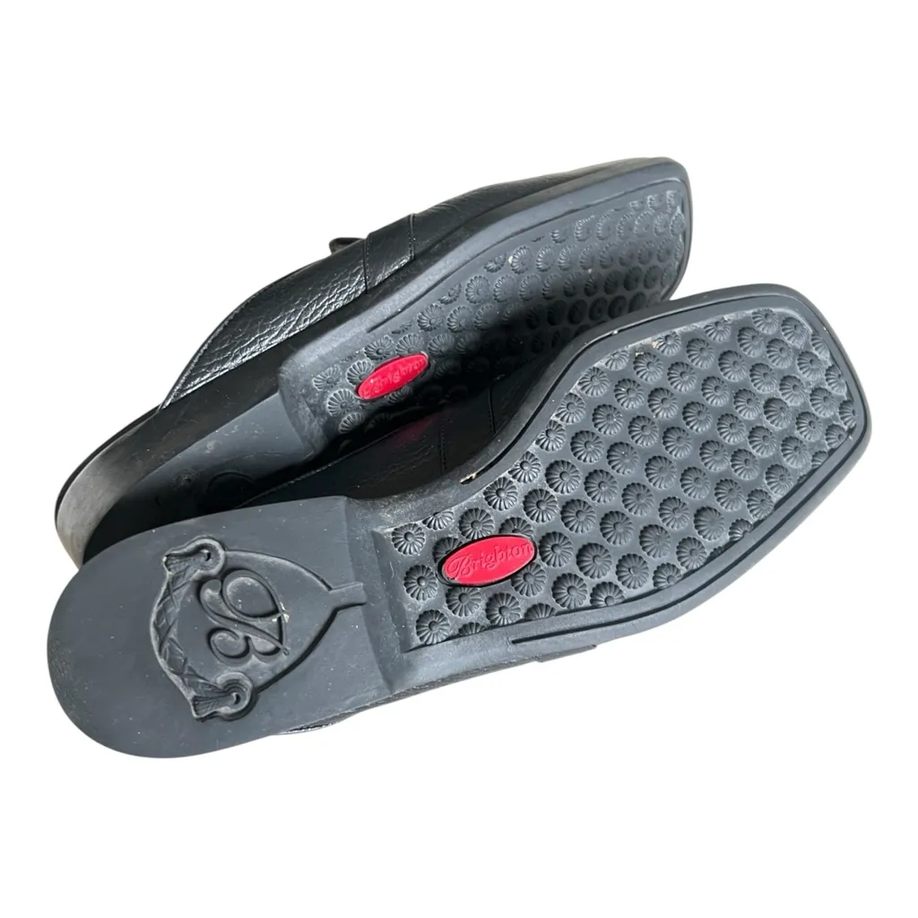 Brighton Lucy Black Leather Mules with Vibrant Beaded Strap Size 9.5M - Image 7