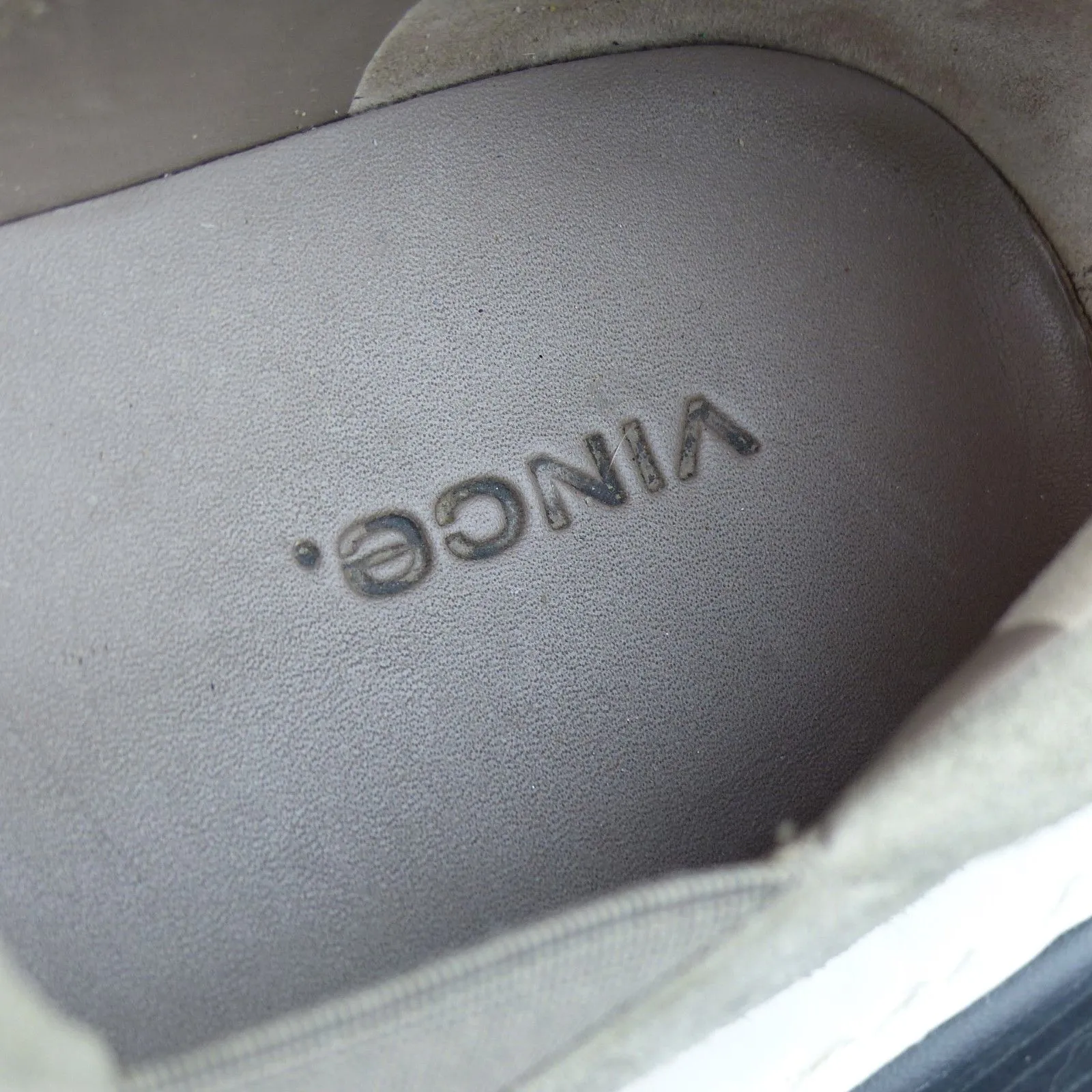 Vince Sneakers Womens 8M Gray Beige Wilden Suede Leather Platform Espadrille - Image 13