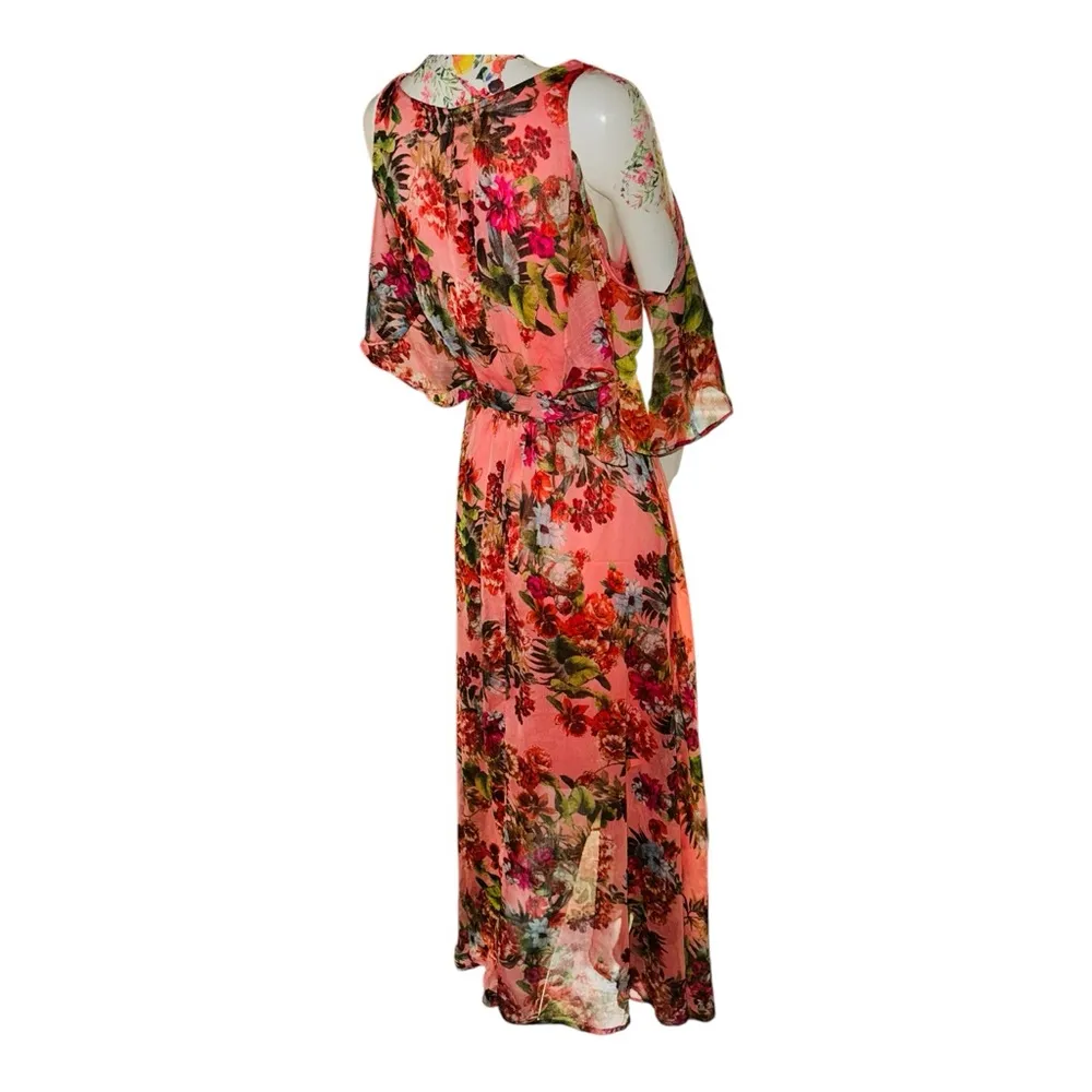 Floral Pink Maxi Dress - Image 4