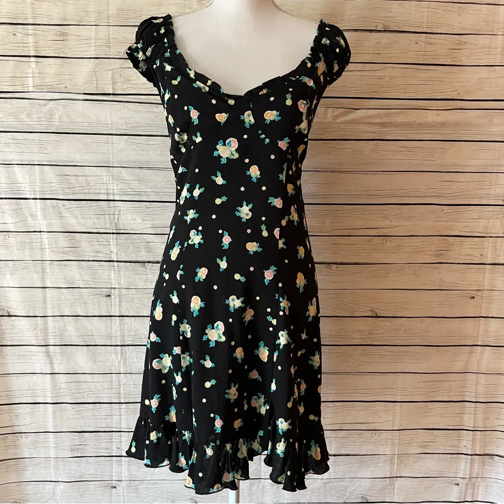 FREE PEOPLE Like A Lady Printed Mini Dress Size Medium - Image 12