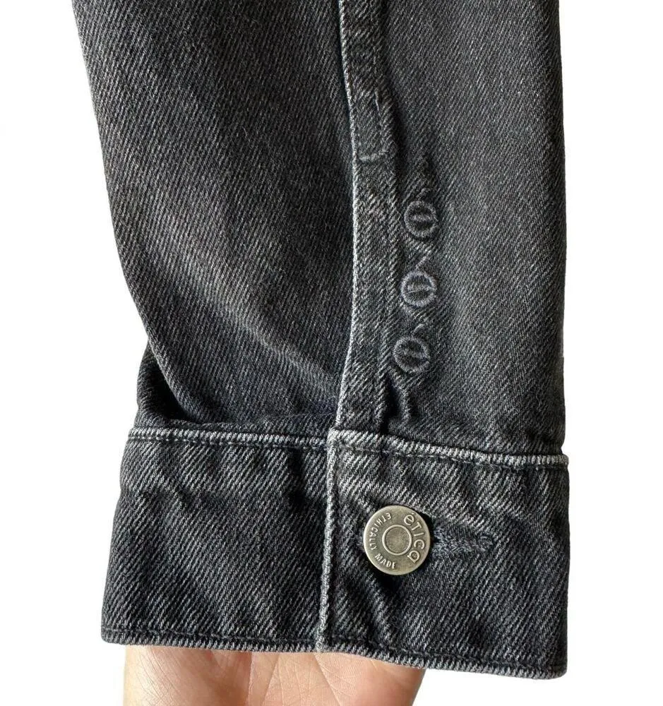 ÉTICA Remi Reconstructed Jacket Medium Black - Image 6