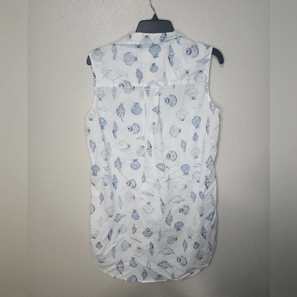 The cats pajamas Sanibel Island Luxe Pima Blue Size M - Image 4