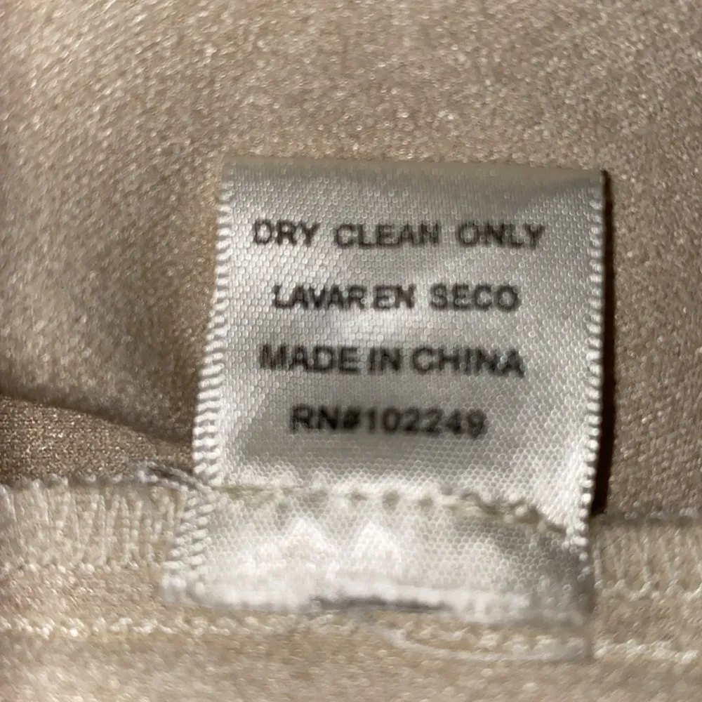 SKIES ARE BLUE suede faux cardigan blazer jacket waterfall open front size M - Image 7