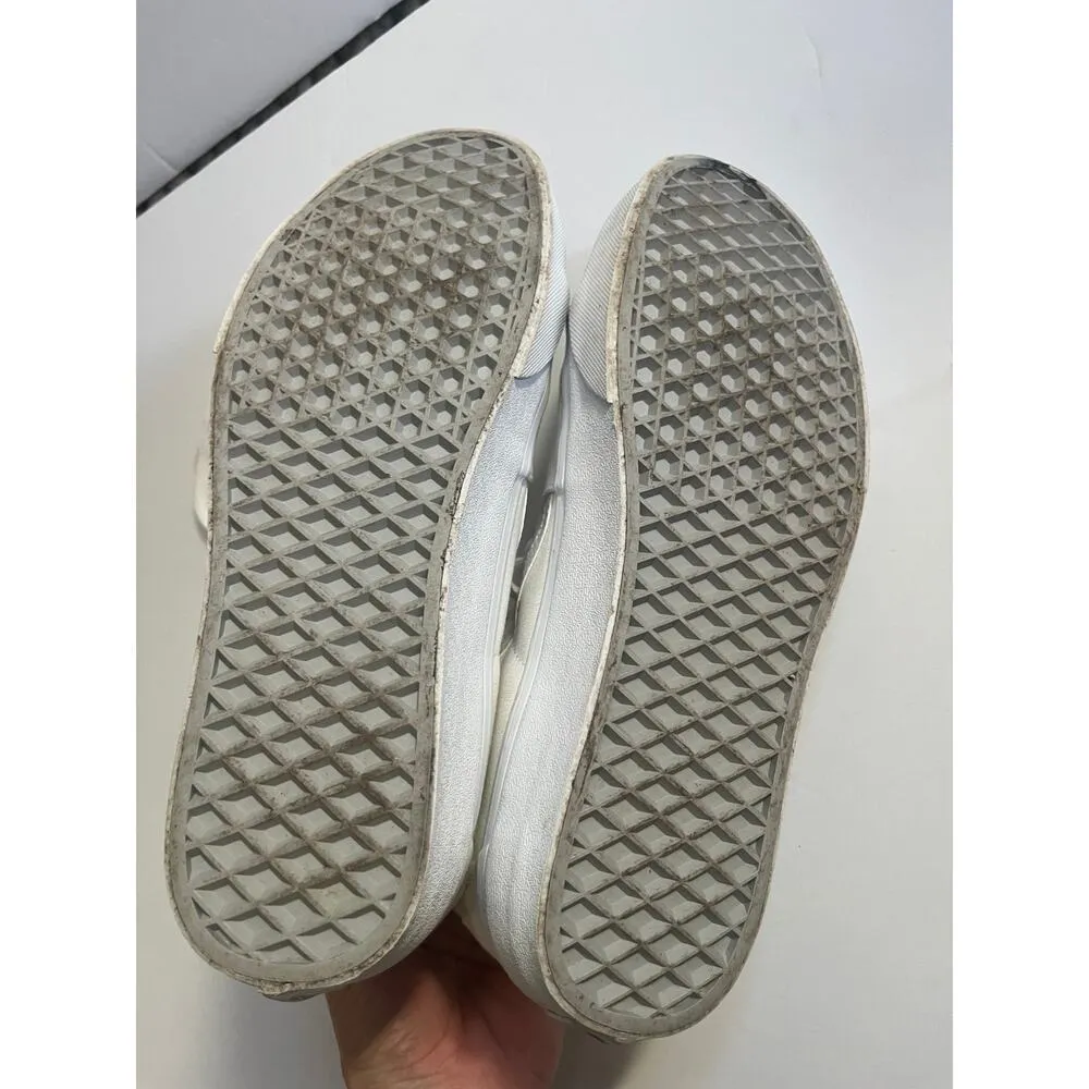 Madewell delia sidewlk low top white/black size 9 - Image 11