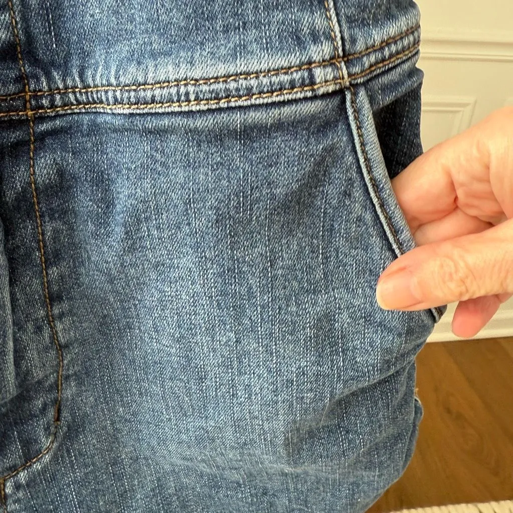 Free People Denim Shortalls OB480667 4 - Image 6