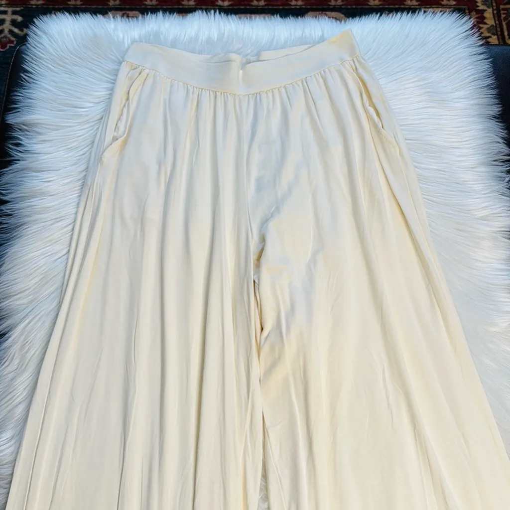 WeWoreWhat Antique White Wide Leg Pants - Image 2