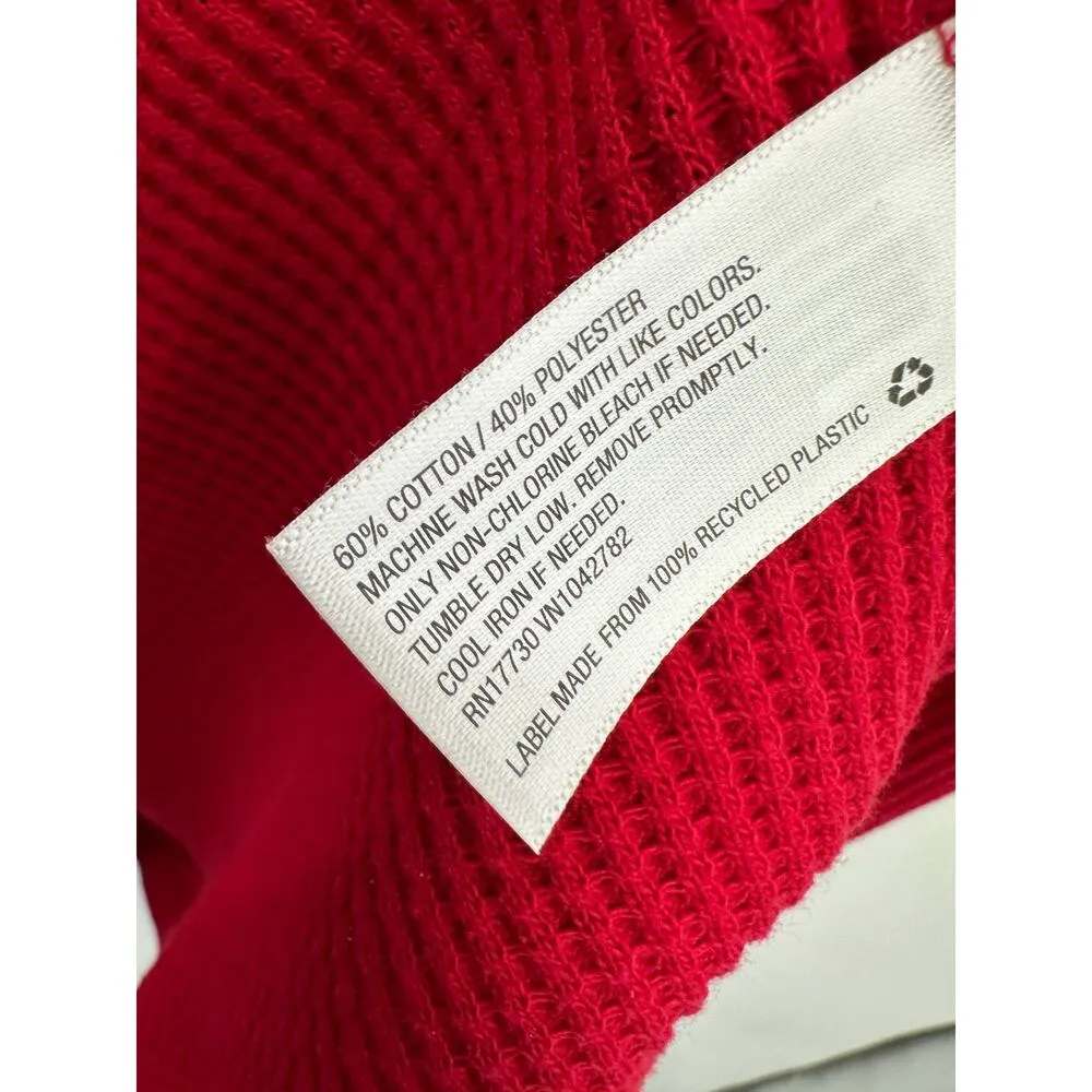 Ava & Viv Sweater Women 2X NWT Red Mock Neck Textured Long Sleeve Pullover - Image 7