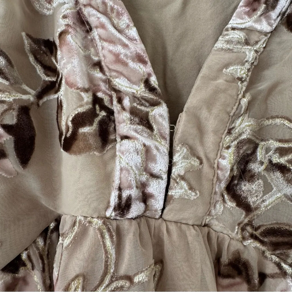 Free People Velvet Tunic Mini Dress Size XS - Image 6